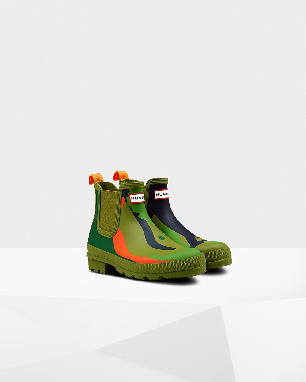 Botas Chelsea Hunter Homem Verdes - Original Rockpool Camo - 25FBQCVNT